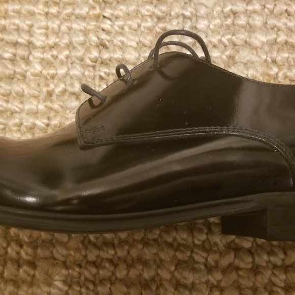 Men's Black Versace Collection Dress Shoes - Picture 4 of 5
